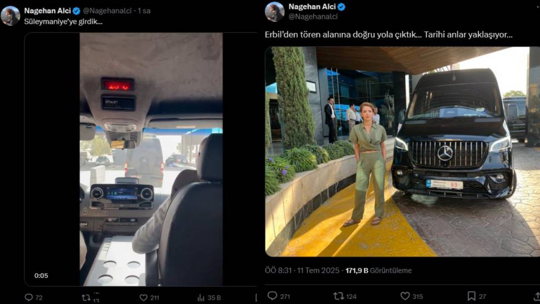 PKK'nın silah bırakma törenine katılan ekran yüzleri ve gazeteciler neler paylaştı? İşte o paylaşımlar 6